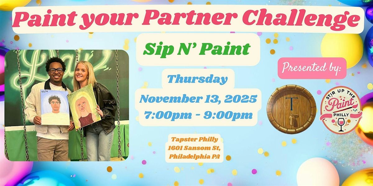 Paint Your Partner Challenge with Stir Up the Paint PHL