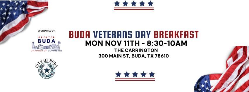 Buda Veterans Day Breakfast