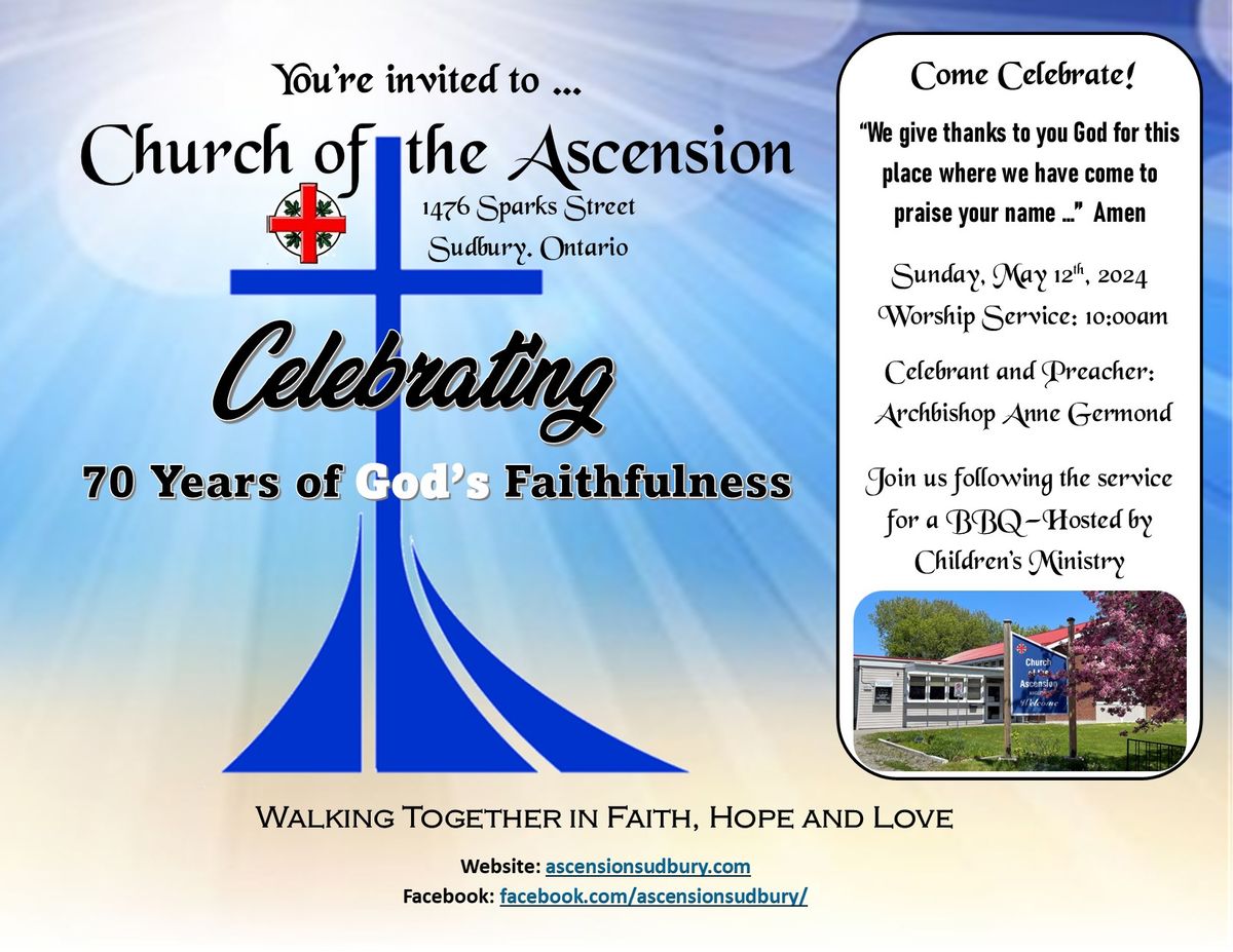 Church of the Ascension's 70th Anniversary