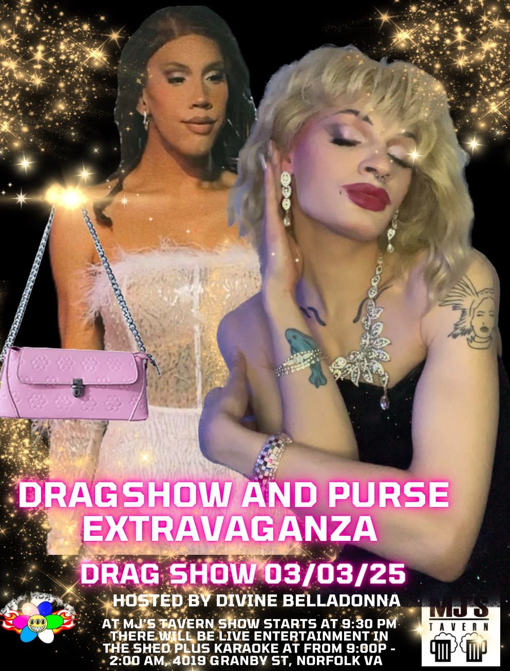 \ud83c\udf89\ud83c\udf1f Devy Mortals Purses Release\/ Drag show Party! \ud83c\udf1f\ud83c\udf89