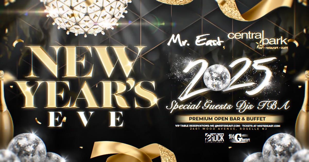 Mister East x Central Park: New Year's Eve 2025 