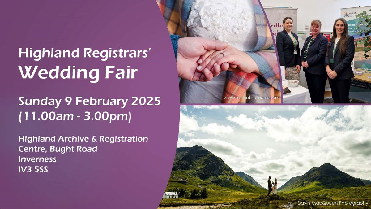 Highland Registrars' Wedding Fair