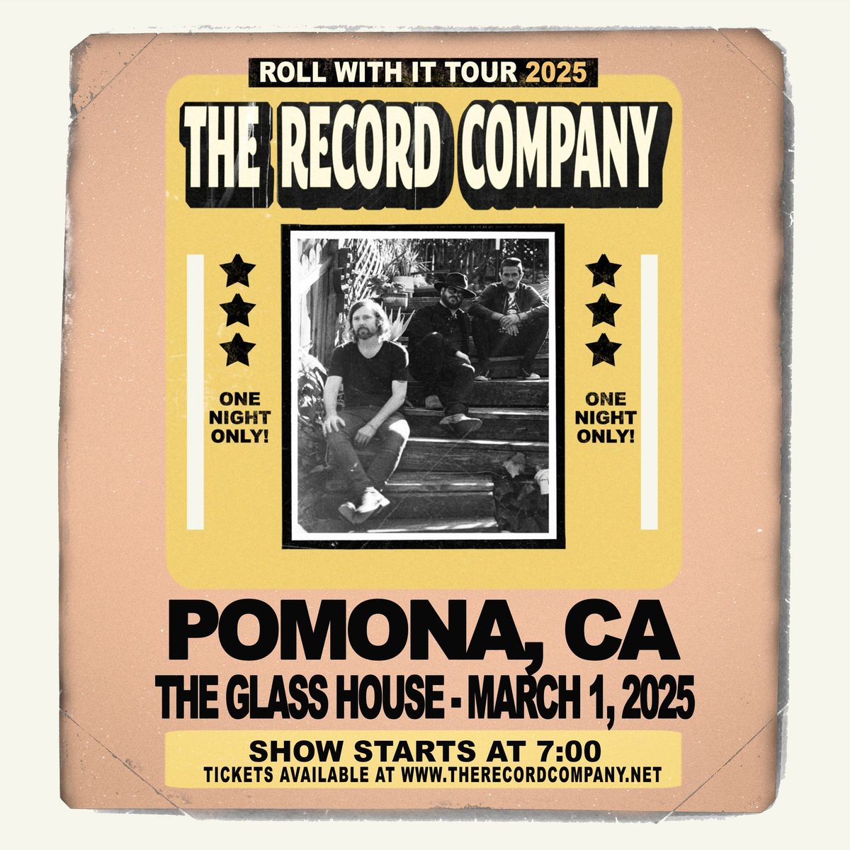 The Record Company "Roll With It Tour 2025" - The Glass House Pomona