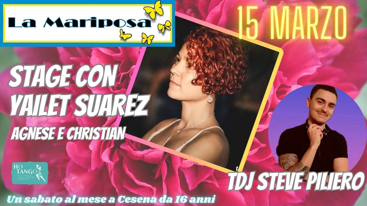 La Mariposa a Cesena tdj Steve - stage con Yailet Suarez, Agnese e Christian 