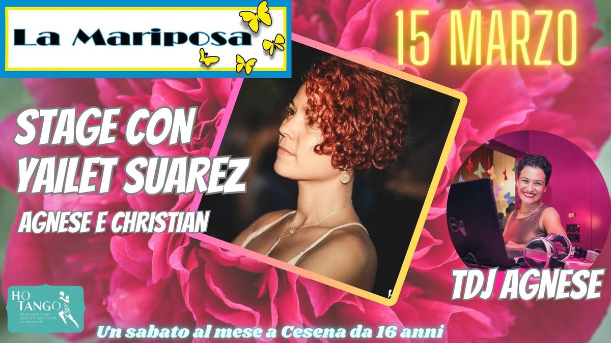 La Mariposa a Cesena tdj Agnese - stage con Yailet Suarez, Agnese e Christian 