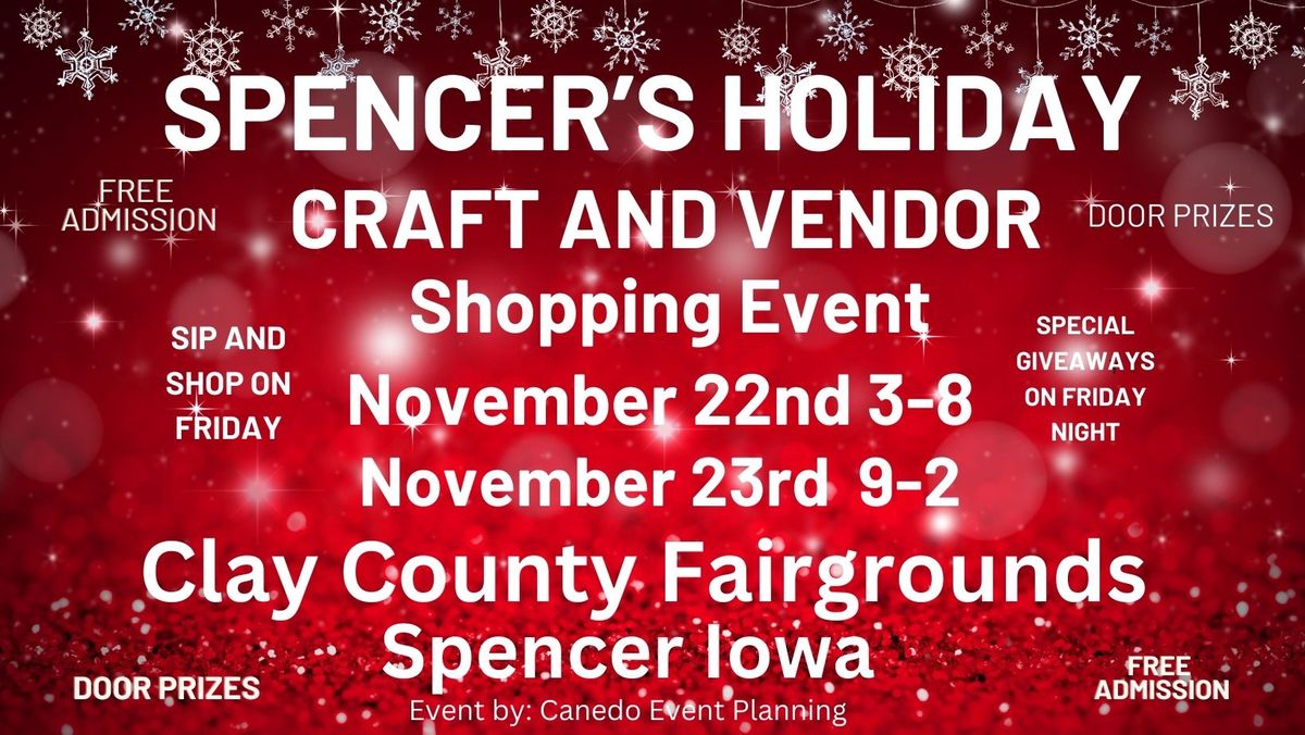 Spencer's Holiday Craft and Vendor Shopping Event