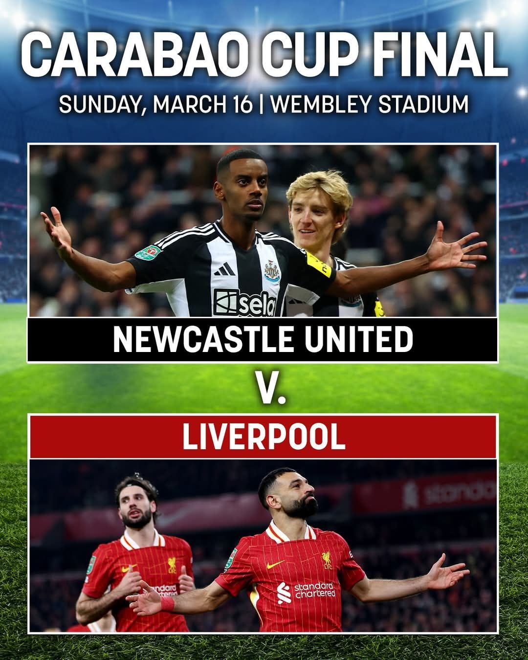 Newcastle v Liverpool CARABAO CUP FINAL