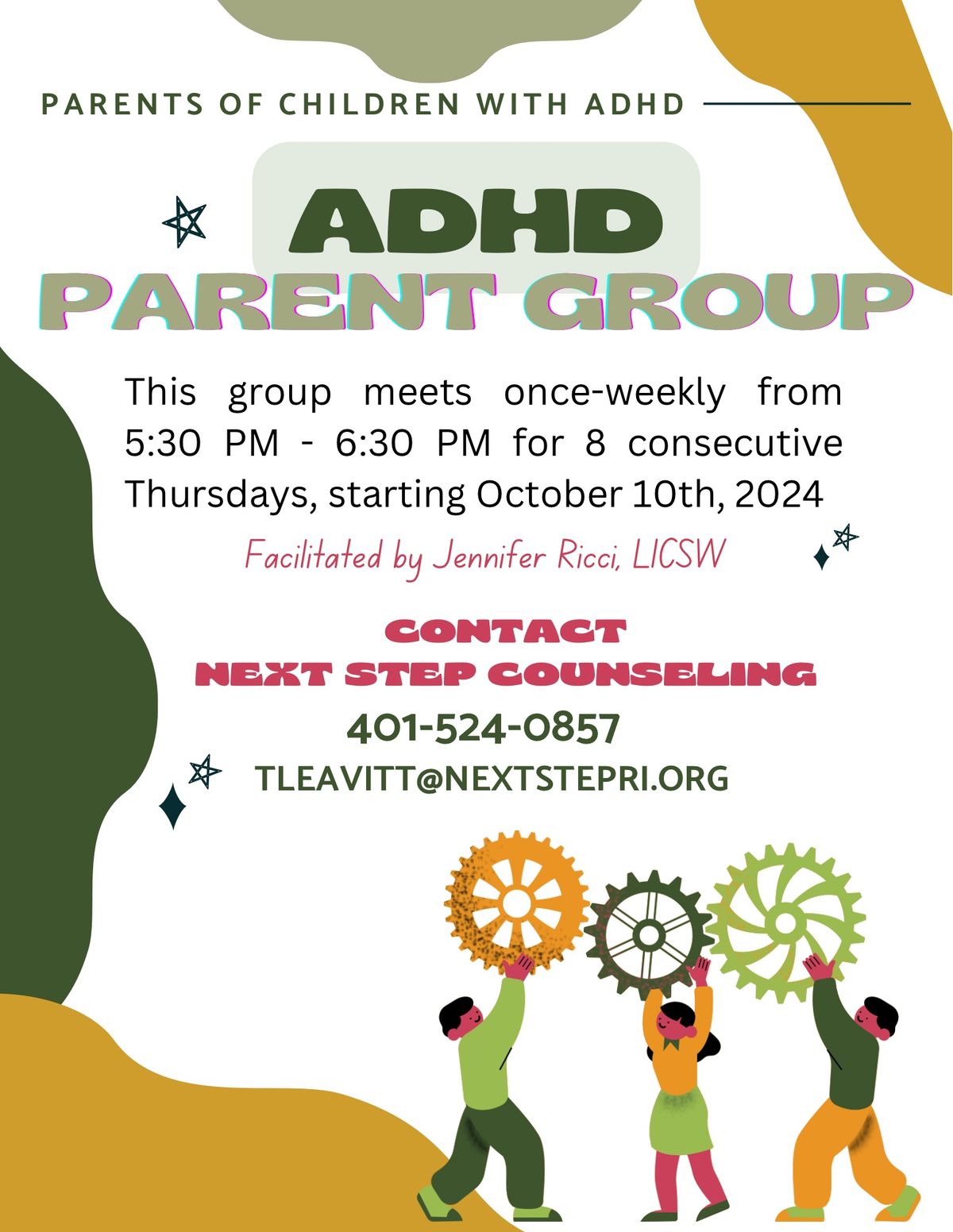 Parent group starting in October