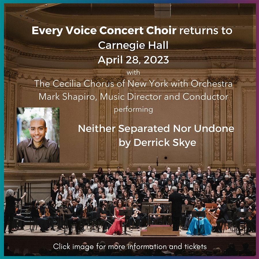 Cecilia Chorus of New York at Carnegie Hall - Isaac Stern Auditorium