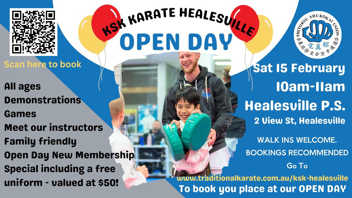 Healesville Karate Open Day 