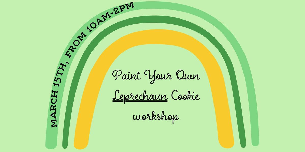 Paint Your Own Leprechaun - Cookie workshop