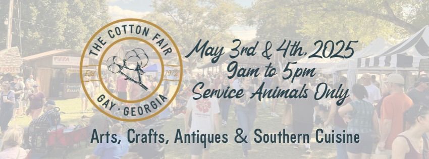 The Cotton Fair - May 3 & 4, 2025