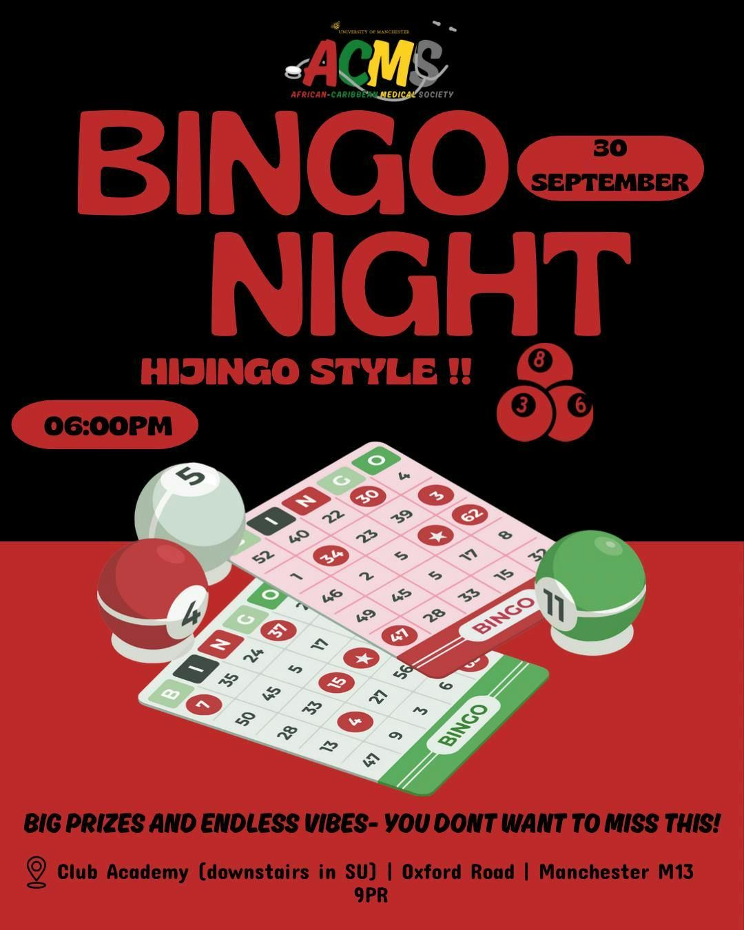 ACMS Bingo Night 