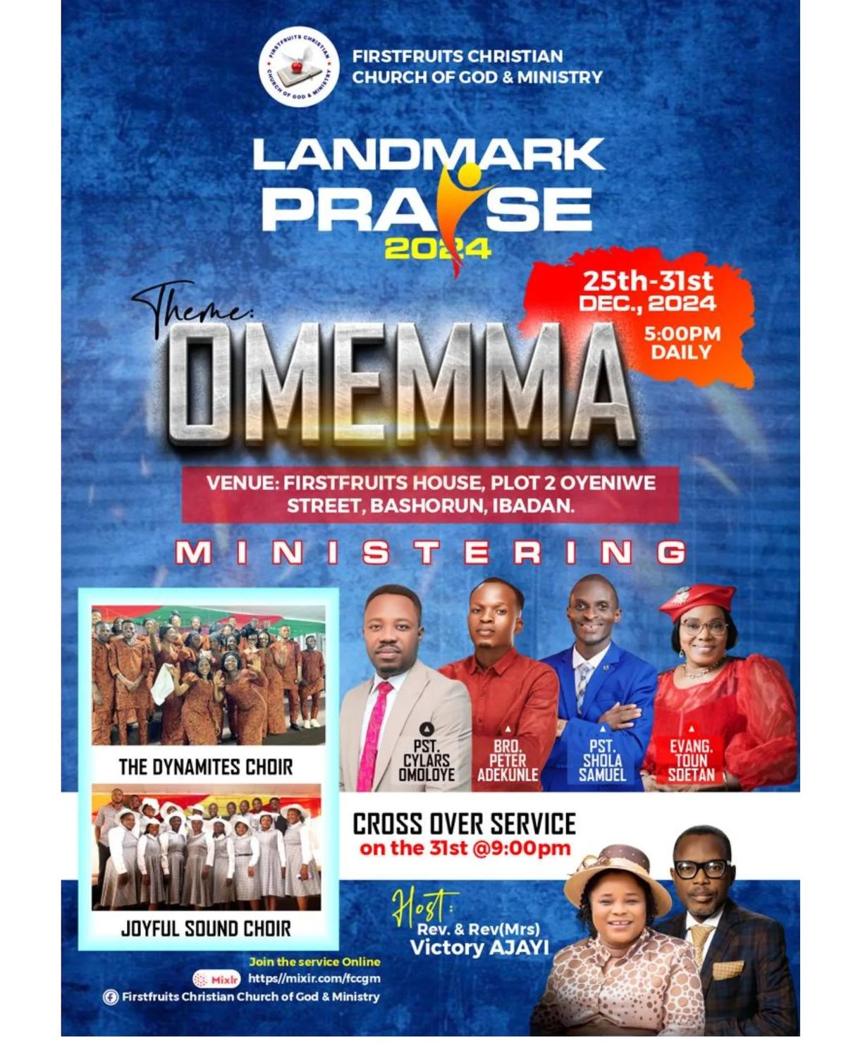 Landmark Praise 2024; Theme: Omemma