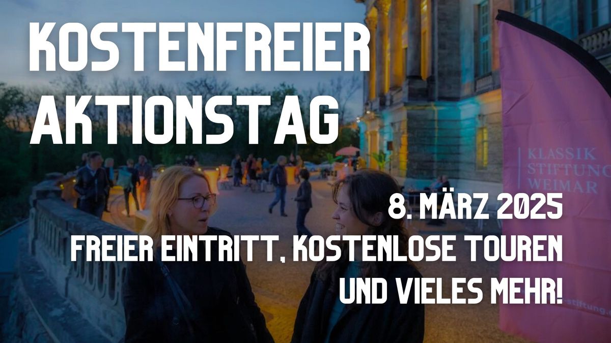 Kostenfreier Aktionstag zum Internationalen Frauentag | 8. M\u00e4rz 2025