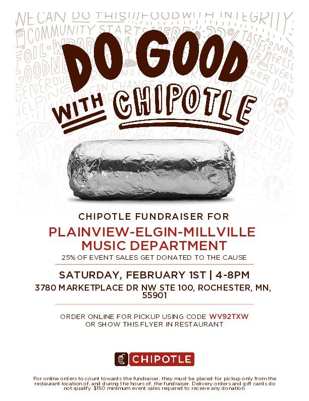 Chipotle Fundraiser for Memphis 2026!