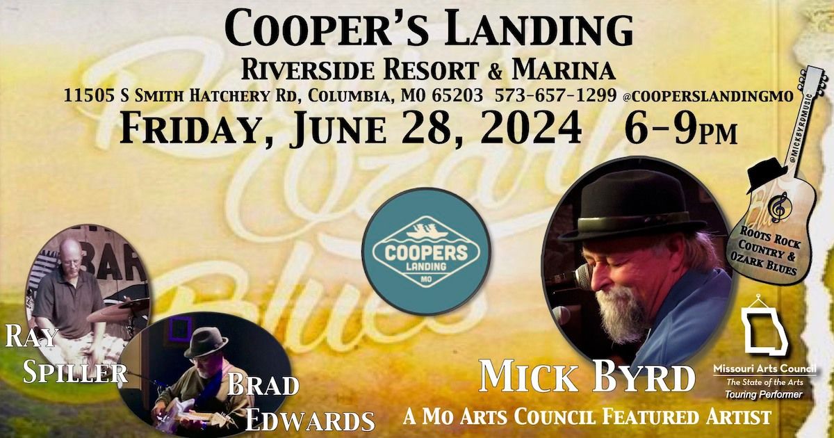 Mick Byrd & The Backroad Band at Cooper's Landing Riverside Resort & Marina