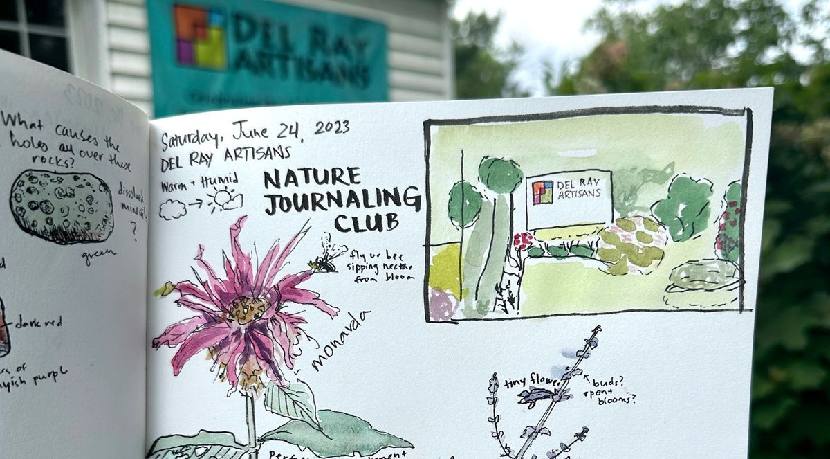 Nature Journaling Club at Del Ray Artisans