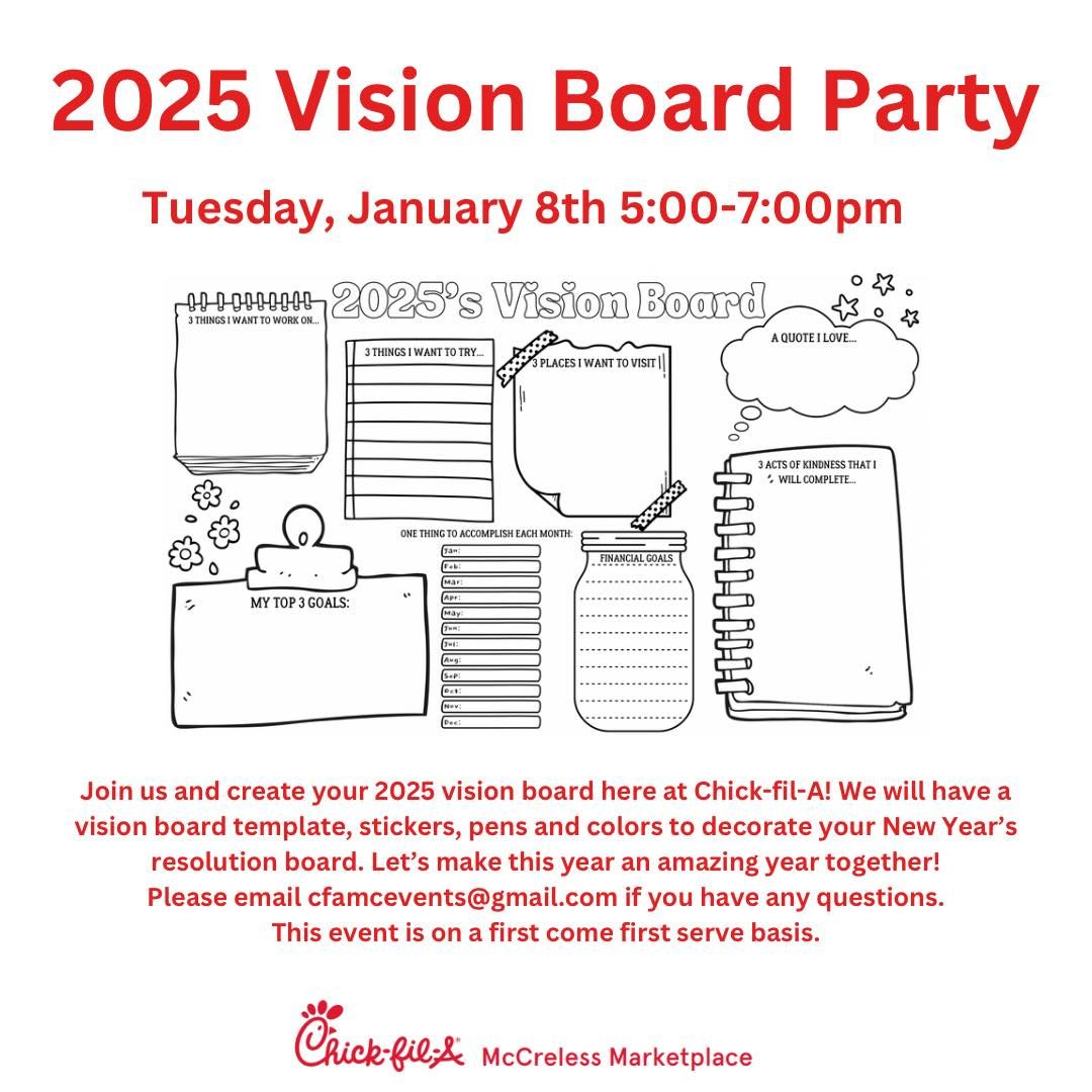 Create Your 2025 Vision Board! 