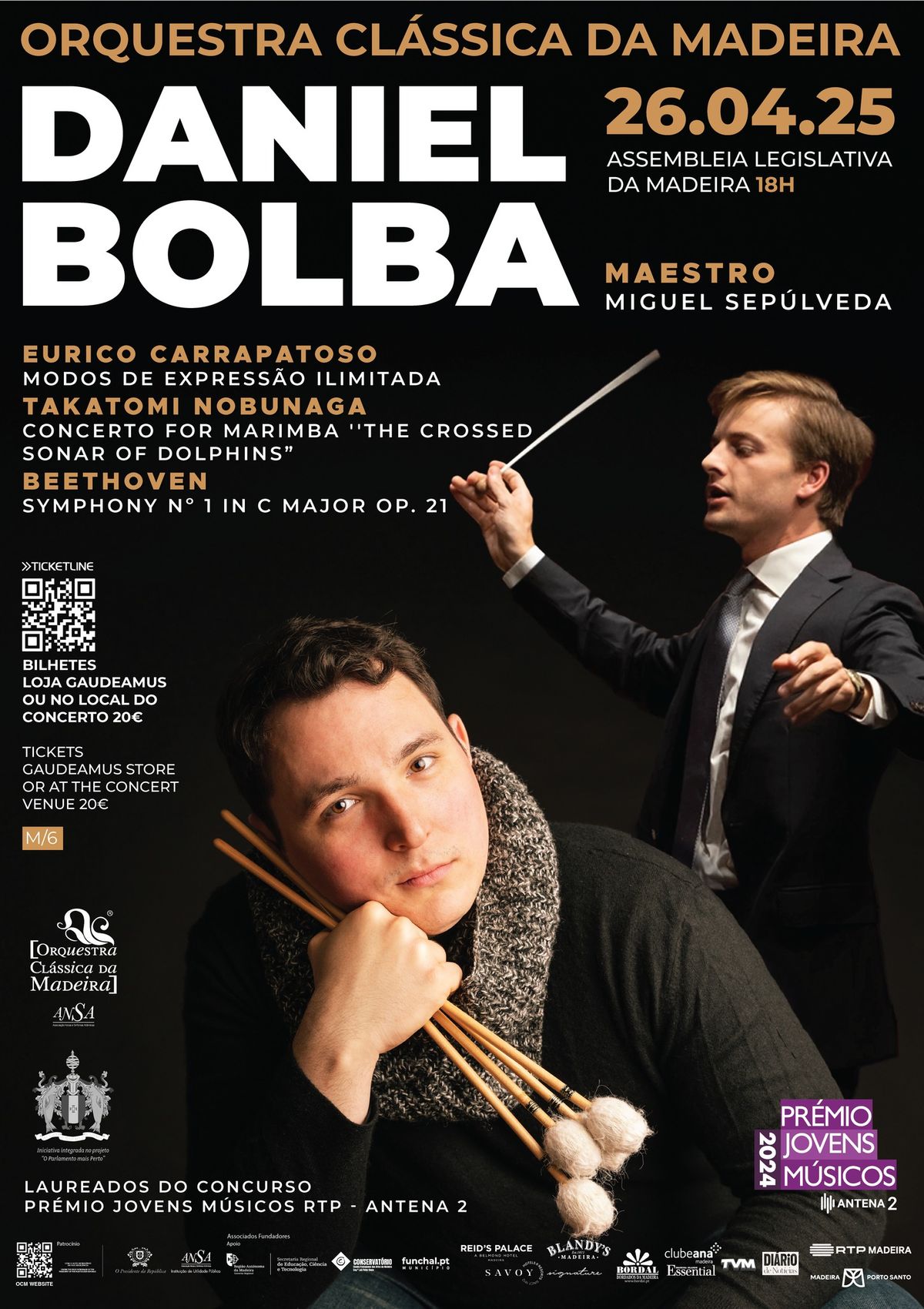 Orquestra Cl\u00e1ssica da Madeira | Daniel Bolba e Miguel Sep\u00falveda