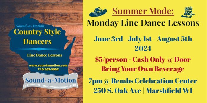 Monday Night Line Dance Lessons | Rembs Celebration