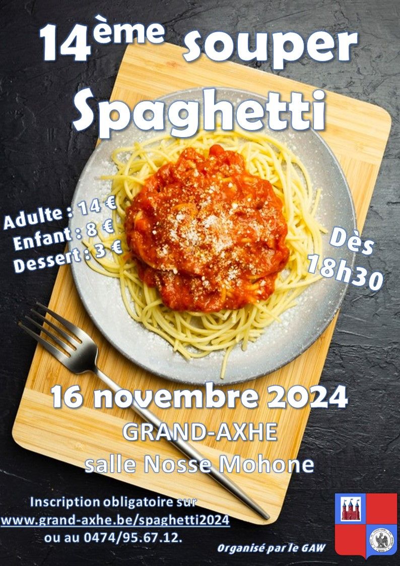 14\u00e8me souper Spaghetti