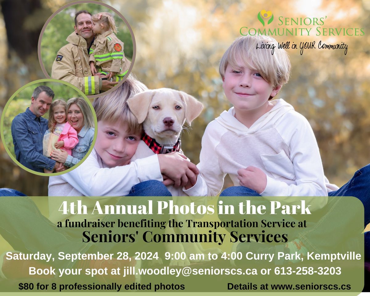 The 4th Annual Photos in the Park