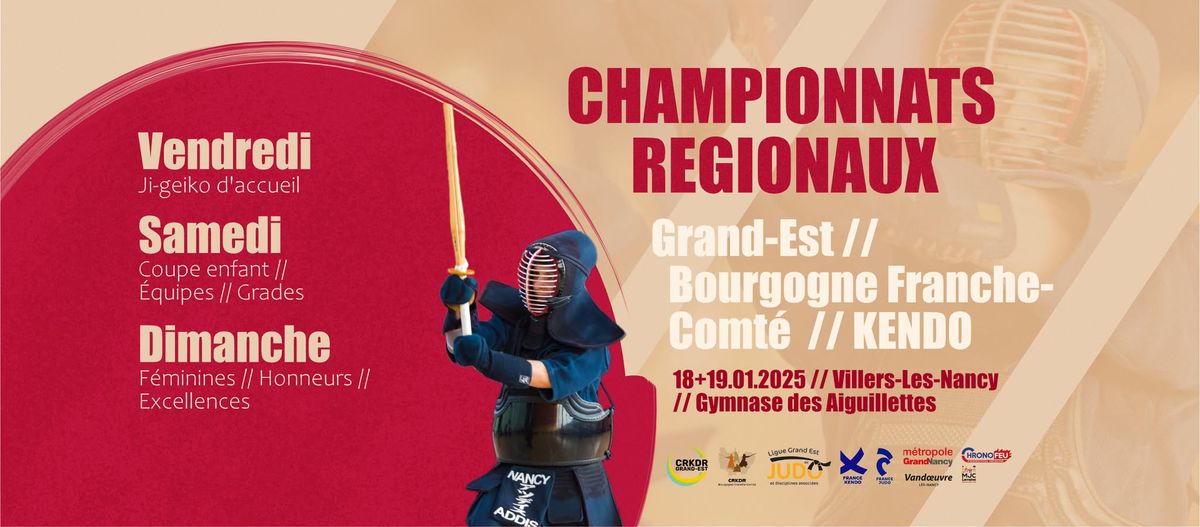 Championnats Regionaux Grand-Est de Kendo et Bourgogne-Franche-Comt\u00e9  2025 \/ Passage de grade 1er \u00e0 3\u00e8me dan