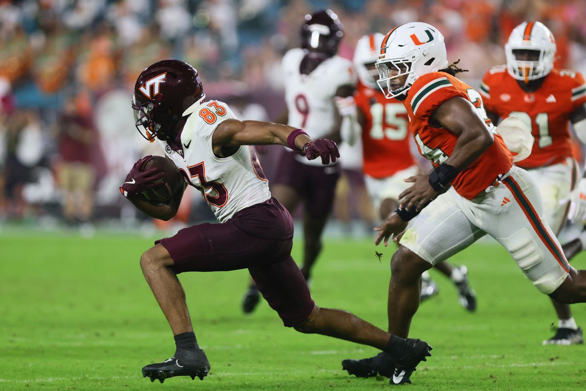 Miami Hurricanes at Virginia Tech Hokies Football