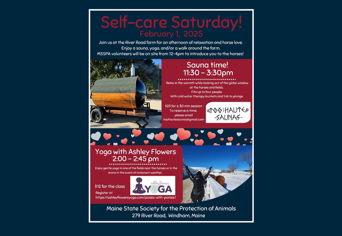 Self-Care Saturday here at the MSSPA!