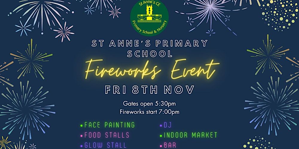 St Anne's Primary School PTFA Fireworks Night