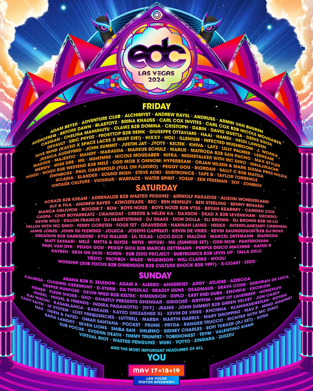 Electric Daisy Carnival - Orlando - Sunday Pass (18+)