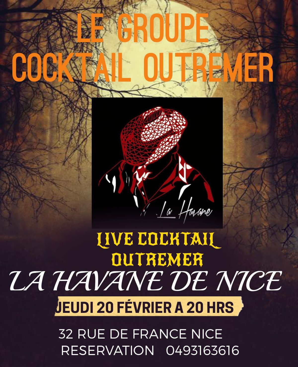 LIVE COCKTAIL OUTREMER A LA HAVANE 