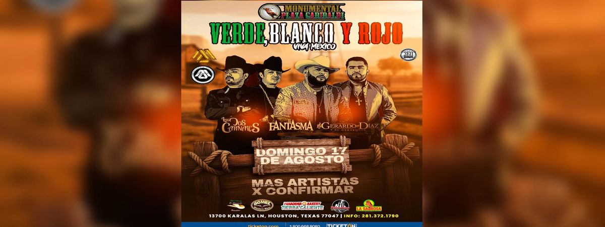 VERDE, BLANCO Y ROJO TOUR HOUSTON 