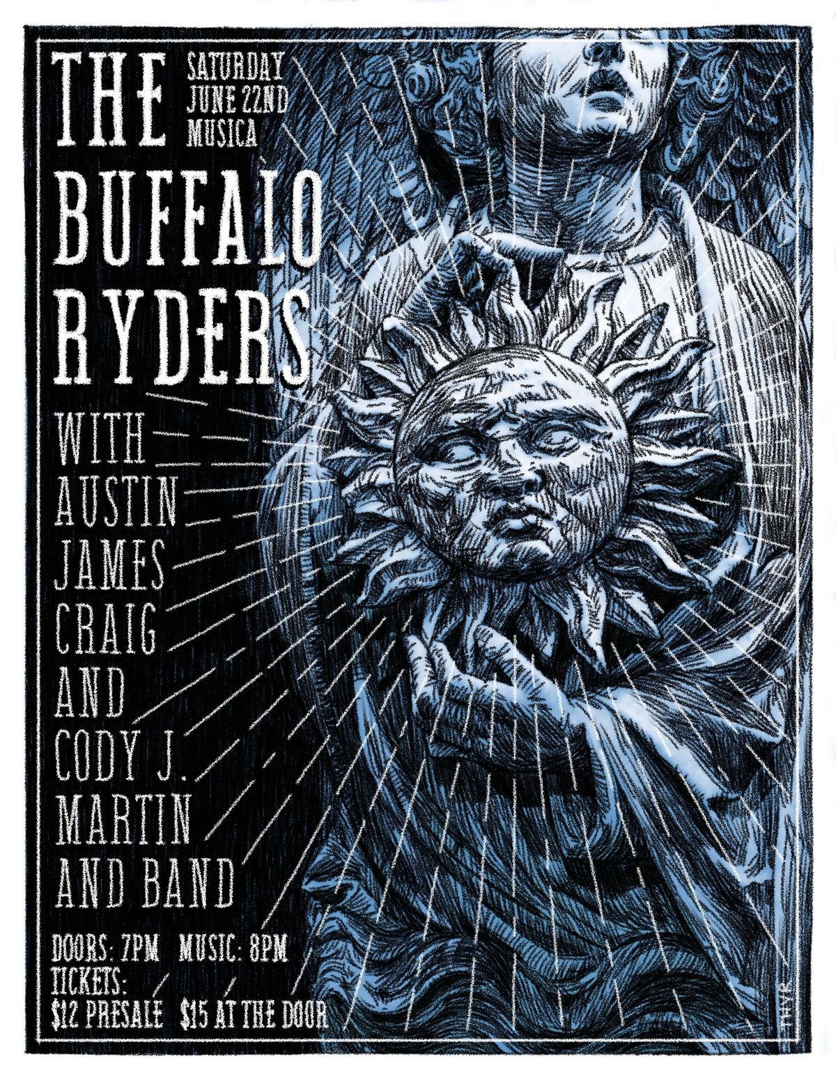 The Buffalo Ryders w\/ Austin James Craig & Cody J. Martin at Musica