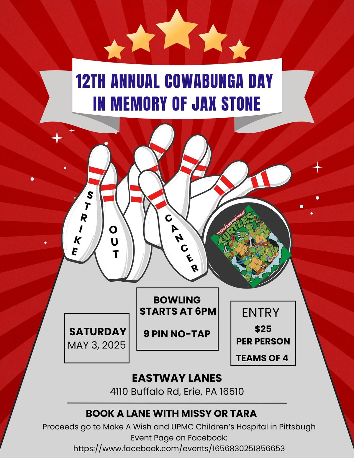 12th Annual Cowabunga Day in Memory of Jax Stone