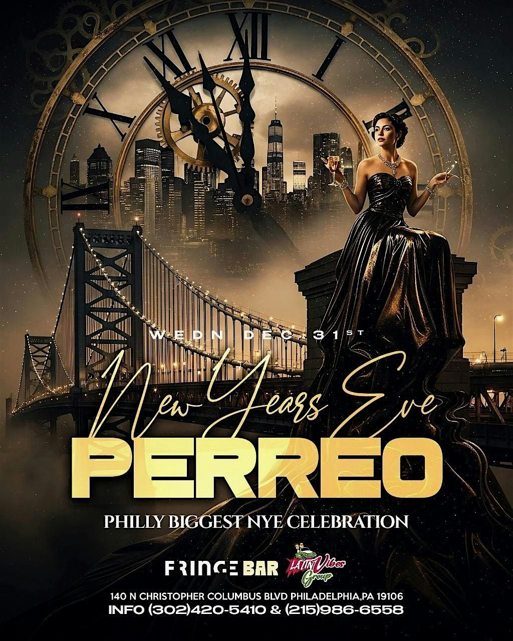 NEW YEARS EVE PERREO BASH \/ FRINGE BAR