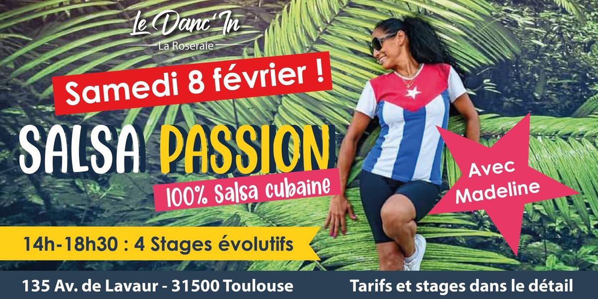 \u2b50\ufe0f\u2b50\ufe0f Stages Salsa Passion avec Madeline \u2b50\ufe0f\u2b50\ufe0f\u2b50\ufe0f