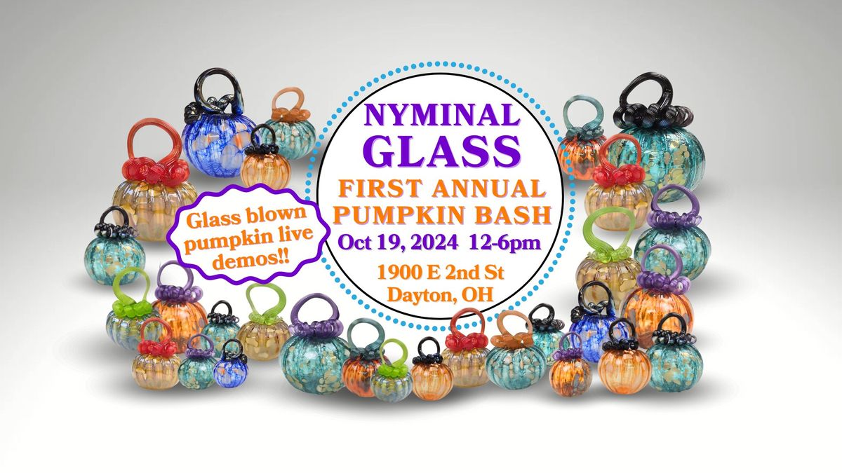 Open House 6.0: 1st Annual Pumpkin Bash! Live Glassblowing Demos and Glass Art Sale!