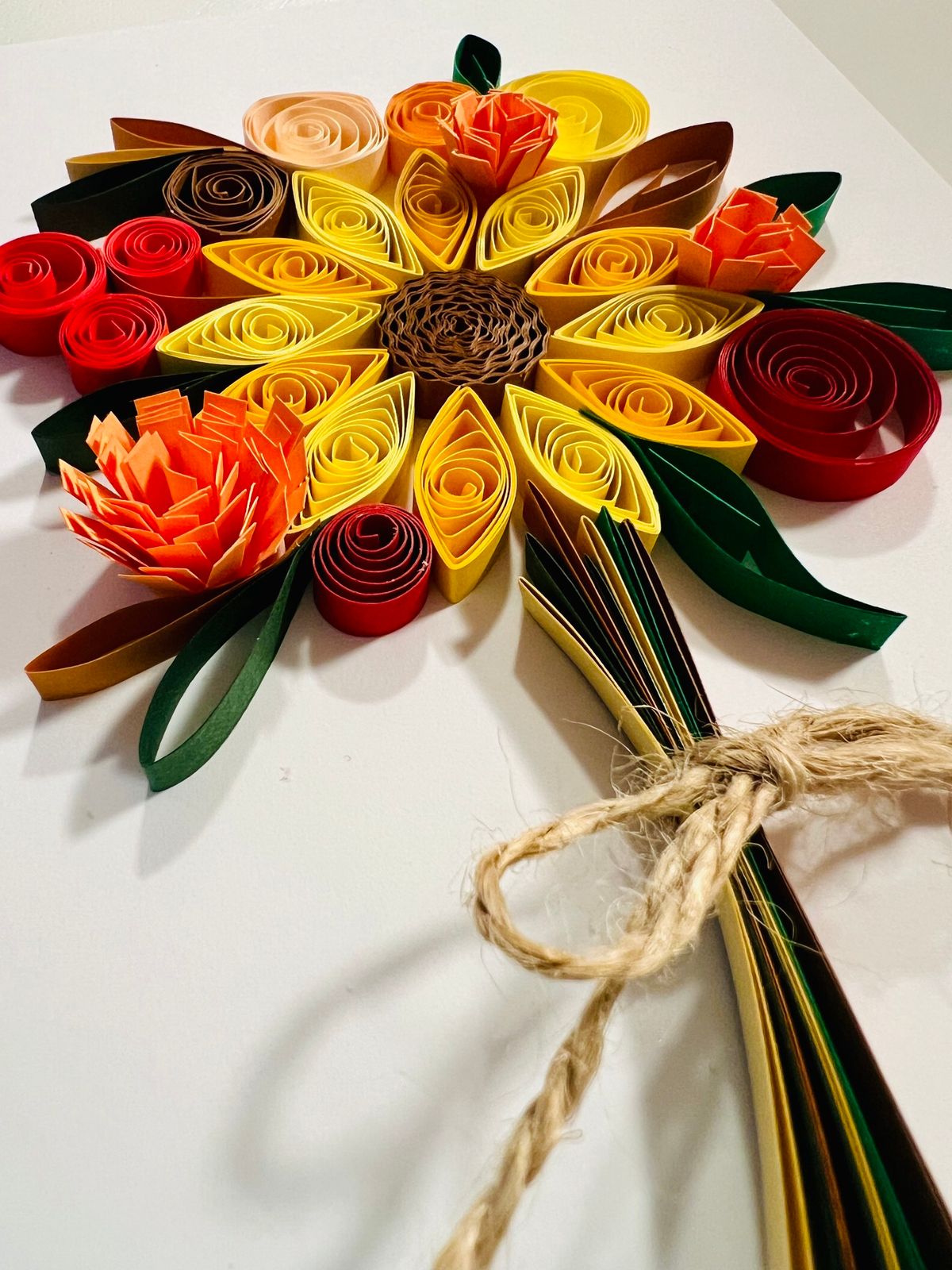 Ancient Paper Quilling Class - Sunflower