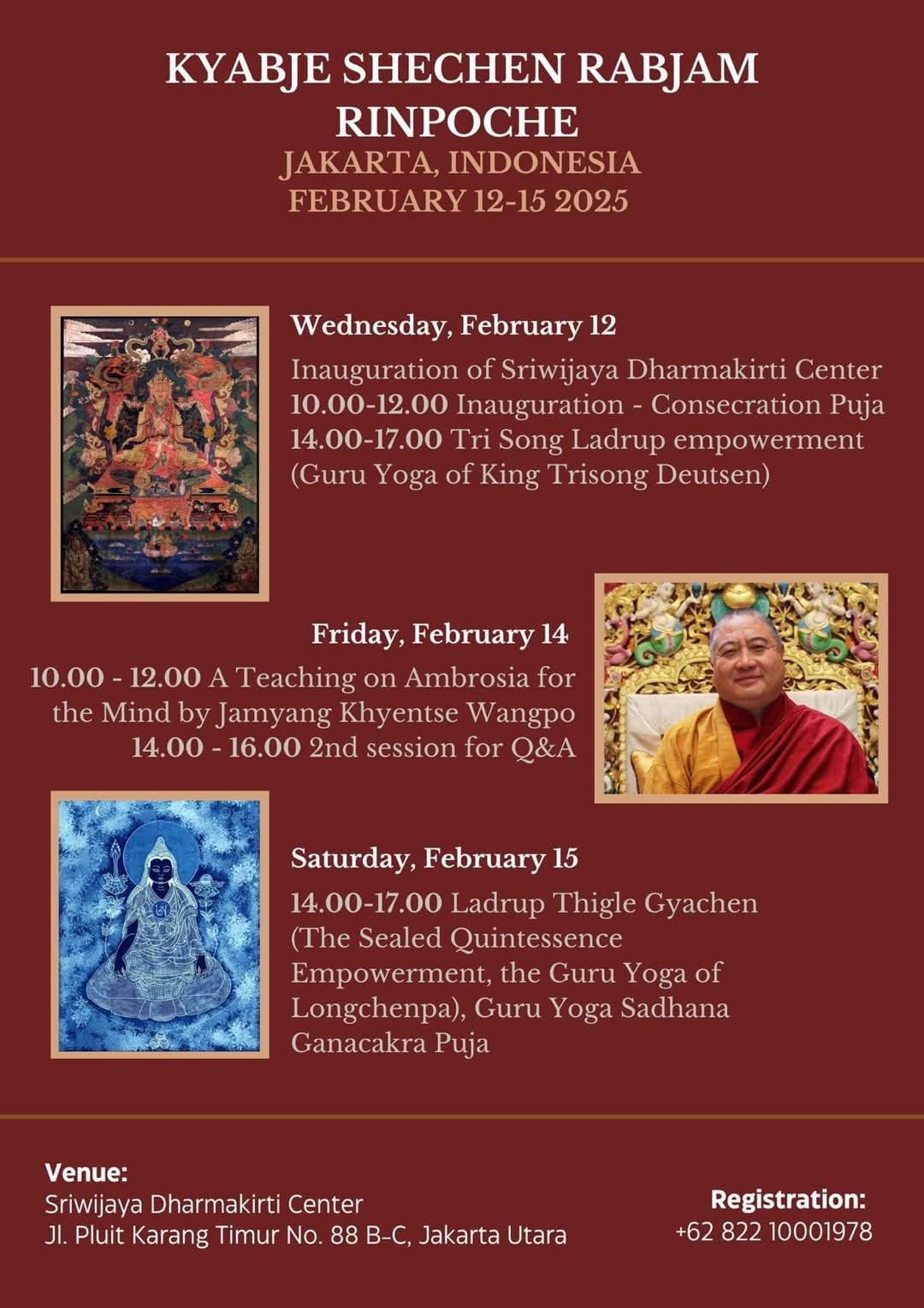 Rabjam Rinpoche Teaching in Indonesia