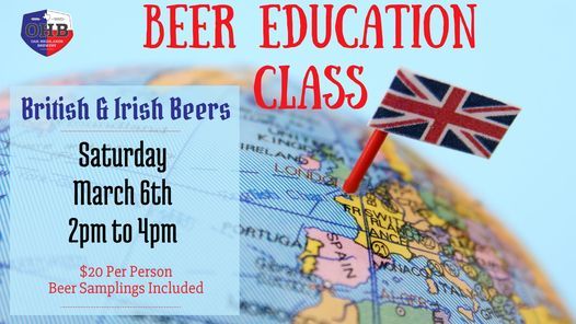 Oak Highlands Brewery - Beer Education Class (English & Irish Beers)