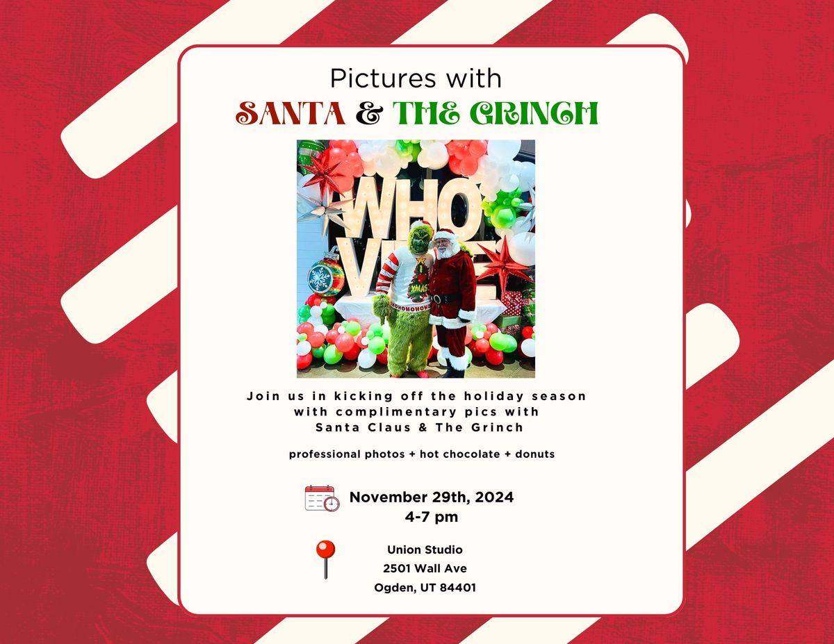 Pictures with Santa & The Grinch