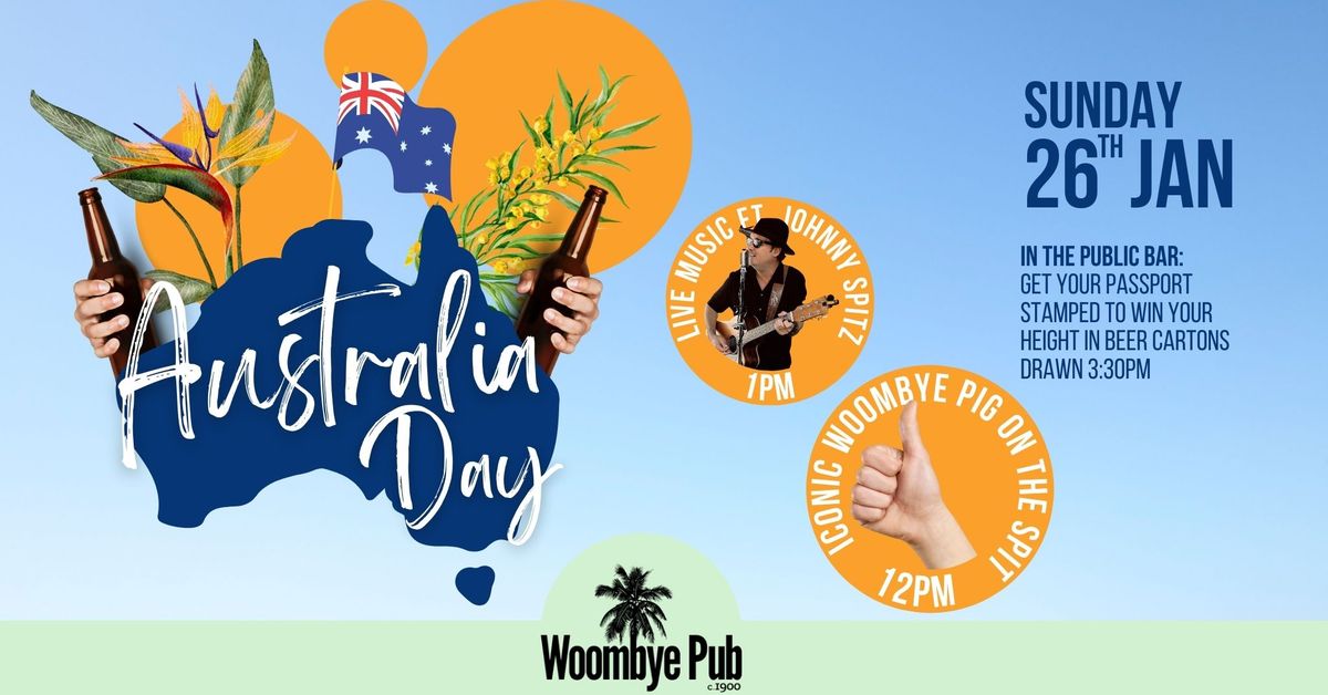 Australia Day at The Woombye Pub \ud83c\udde6\ud83c\uddfa