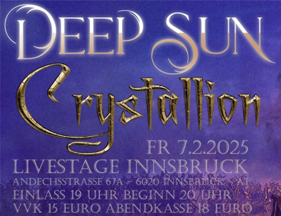 Deep Sun (CH) + Crystallion (Bavaria) LIVE!