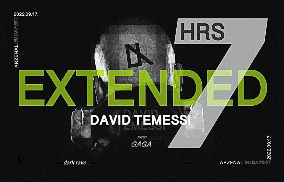 Dark Rave pres. DAVID TEMESSI EXTENDED (7hrs exclusive set) | Arzen\u00e1l Budapest