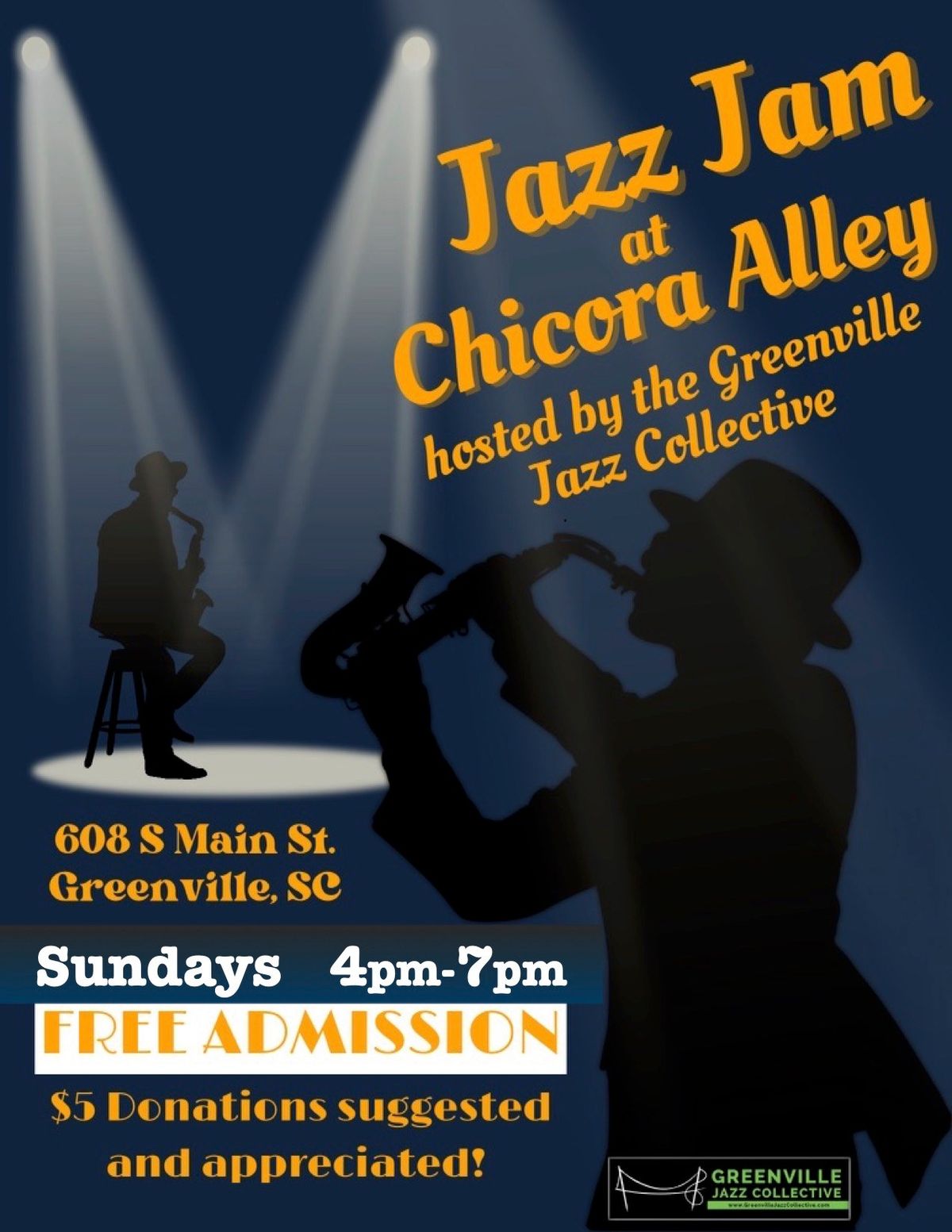 Jazz Jam at Chicora Alley (EVERY SUNDAY)