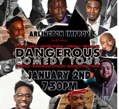 Dangerous Tour live at Arlington Improv