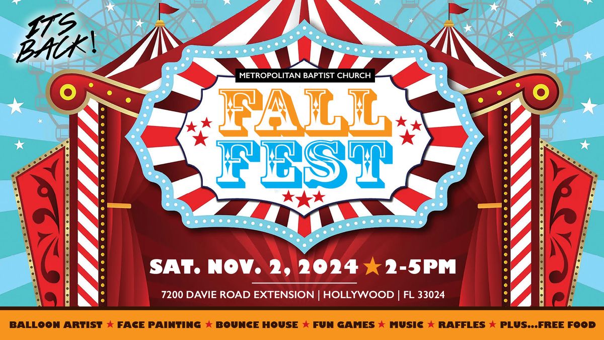 Metropolitan Baptist Church Fall Fest