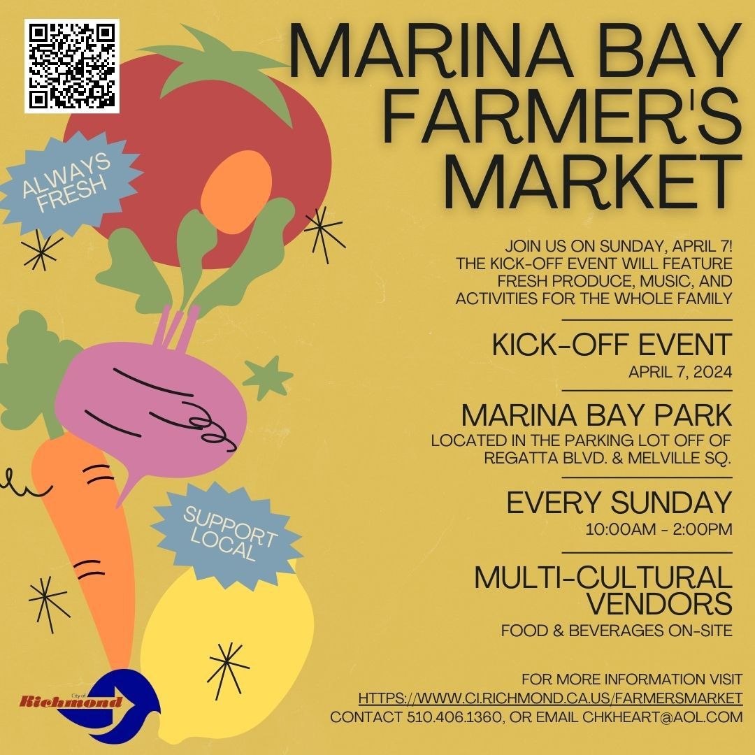 Marina Bay Farmer\u2019s Market Kick-Off